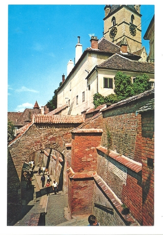 1733 - Sibiu. Pasajul scarilor